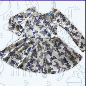 The Children’s Place dress -White Butterflies  2T